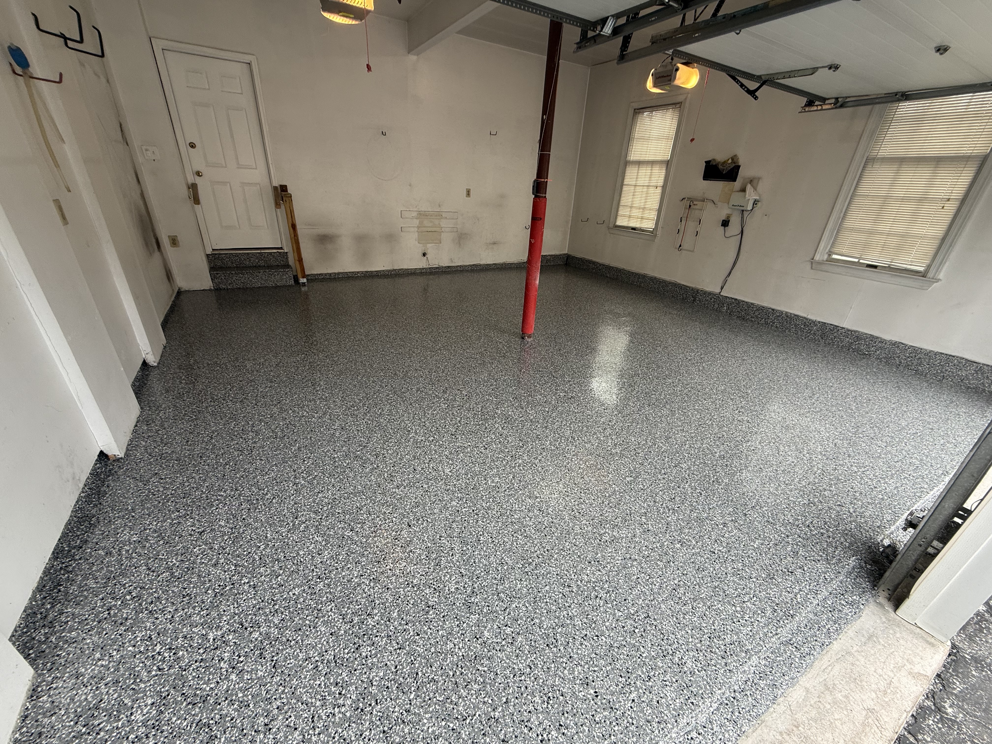 Garage floor coating